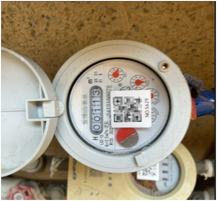 水表张贴二维码示例